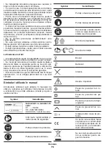 Preview for 73 page of Crown CT15232 Original Instructions Manual