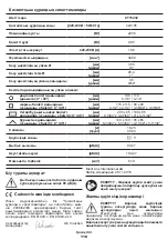 Preview for 110 page of Crown CT15232 Original Instructions Manual