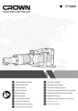 Crown CT18095 Original Instructions Manual preview