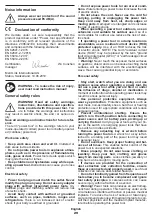 Предварительный просмотр 29 страницы Crown CT21052LH-1.5 Original Instructions Manual