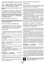 Предварительный просмотр 114 страницы Crown CT21052LH-1.5 Original Instructions Manual