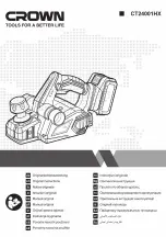 Crown CT24001HX Original Instructions Manual preview