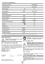 Предварительный просмотр 22 страницы Crown CT26010HX Original Instructions Manual