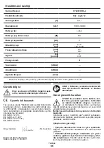 Предварительный просмотр 66 страницы Crown CT26010HX Original Instructions Manual