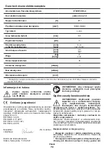 Предварительный просмотр 74 страницы Crown CT26010HX Original Instructions Manual