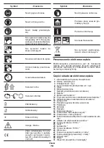 Предварительный просмотр 78 страницы Crown CT26010HX Original Instructions Manual