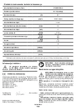 Предварительный просмотр 144 страницы Crown CT26010HX Original Instructions Manual