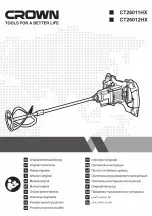 Crown CT26011HX Original Instructions Manual preview