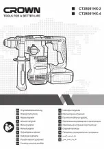 Crown CT28001HX-2 Original Instructions Manual предпросмотр