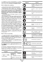 Preview for 114 page of Crown CT31012 Original Instructions Manual