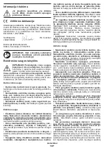 Preview for 137 page of Crown CT31012 Original Instructions Manual