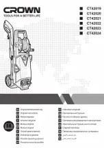 Preview for 1 page of Crown CT42019 Original Instructions Manual