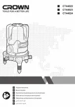 Crown CT44022 Original Instructions Manual preview