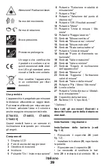 Preview for 39 page of Crown CT44028 Original Instructions Manual