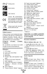 Preview for 59 page of Crown CT44028 Original Instructions Manual