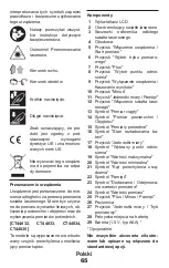 Preview for 65 page of Crown CT44028 Original Instructions Manual