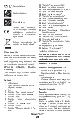 Preview for 78 page of Crown CT44028 Original Instructions Manual