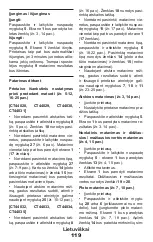 Preview for 119 page of Crown CT44028 Original Instructions Manual