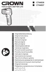 Preview for 1 page of Crown CT44036 Original Instructions Manual