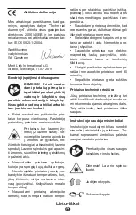 Preview for 69 page of Crown CT44036 Original Instructions Manual