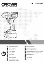 Preview for 1 page of Crown CT60001HX Original Instructions Manual