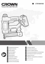 Preview for 1 page of Crown CT61001HX Original Instructions Manual