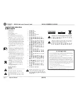 Предварительный просмотр 2 страницы Crown CXM2000 Operation Manual