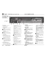 Предварительный просмотр 8 страницы Crown CXM2000 Operation Manual