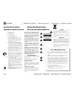 Предварительный просмотр 2 страницы Crown DSi 1000 Operation Manual