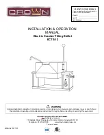 Preview for 1 page of Crown ECTS-12 Installation & Operation Manual