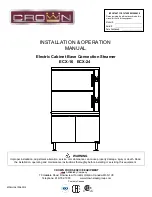 Preview for 1 page of Crown ECX-16 Installation & Operation Manual