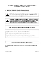 Preview for 2 page of Crown EMTS-30 Installation & Operation Manual