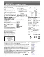 Preview for 2 page of Crown FW-SWAN-P8F Installation Instructions