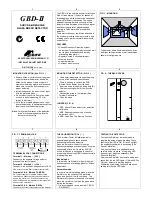 Crown GBD-II Installation Instructions preview