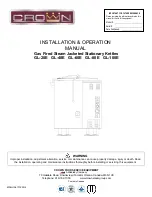 Crown GL-100E Installation & Operation Manual preview