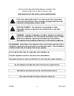 Preview for 2 page of Crown GL-100E Installation & Operation Manual