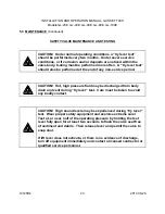 Preview for 23 page of Crown GL-100E Installation & Operation Manual