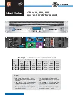 Crown I-Tech 4000 Specifications предпросмотр