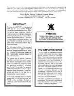 Preview for 3 page of Crown IQ-P.I.P Owner'S Manual