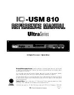 Crown IQ-USM 810 Reference Manual preview