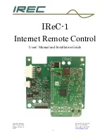 Crown IReC-1 User Manual preview