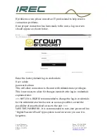 Preview for 34 page of Crown IReC-1 User Manual