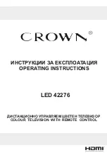 Crown LED 42276 Operating Instructions Manual preview