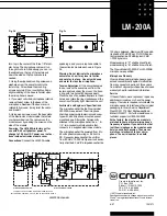 Preview for 2 page of Crown LM-200A Manual