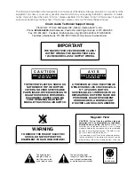 Preview for 3 page of Crown Macro-Tech 2402 Reference Manual