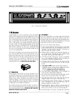 Preview for 7 page of Crown Macro-Tech 2402 Reference Manual