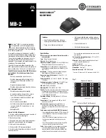 Crown MINI-BOUNDARY MB-2 Datasheet preview