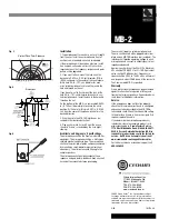 Предварительный просмотр 2 страницы Crown MINI-BOUNDARY MB-2 Datasheet