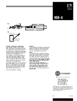 Предварительный просмотр 2 страницы Crown MINI-BOUNDARY MB-4 Datasheet