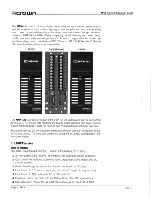 Предварительный просмотр 4 страницы Crown MRX-12 Operation Manual